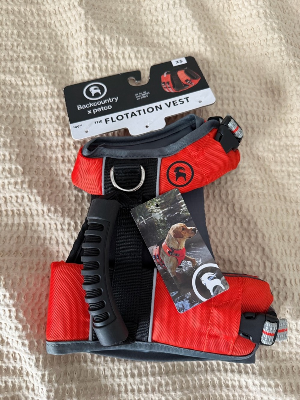 Backcountry x Petco Red Flotation Dog Vest
